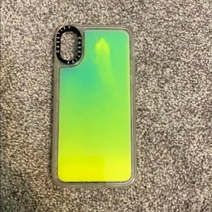 iPhone XS/X Neon Sand Casetify Case